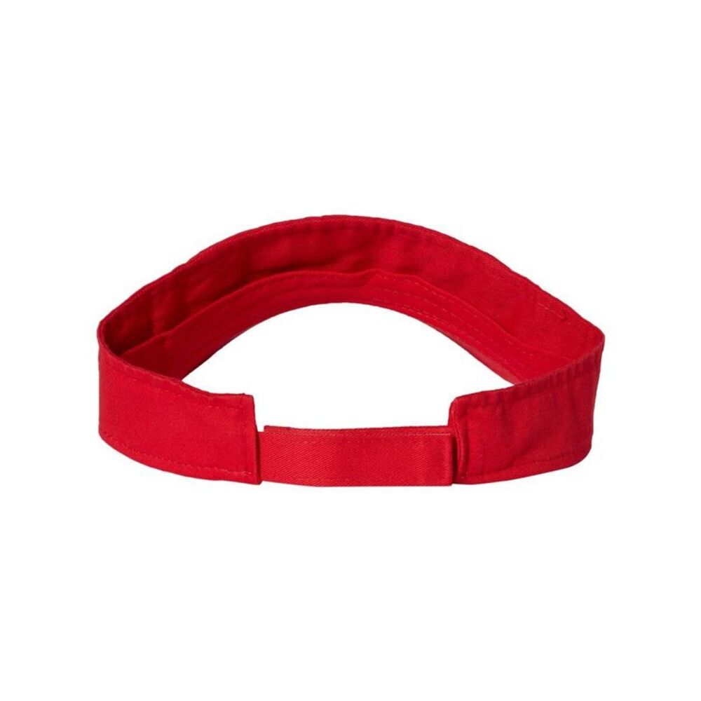 Valucap Bio-Washed Visor / Red - Picture 2 of 3